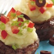 Greek-Style Shepherd's Meat and Potato Cups