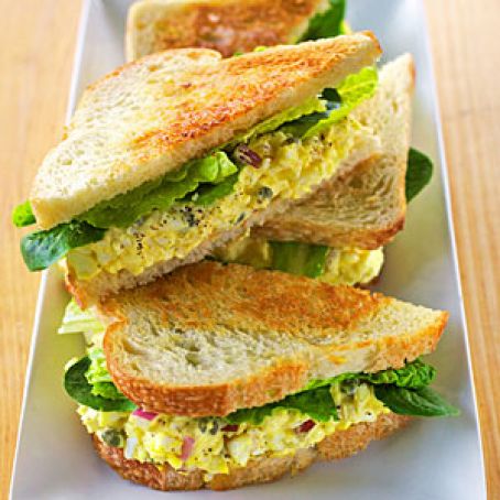 Truffled Egg Salad Sandwiches