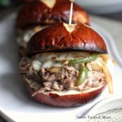 Spicy Jalapeño Philly Cheese Steak Sliders