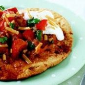 Chicken & Cheese Tostadas