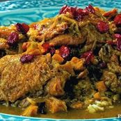 Coconut-Cranberry Chicken Curry