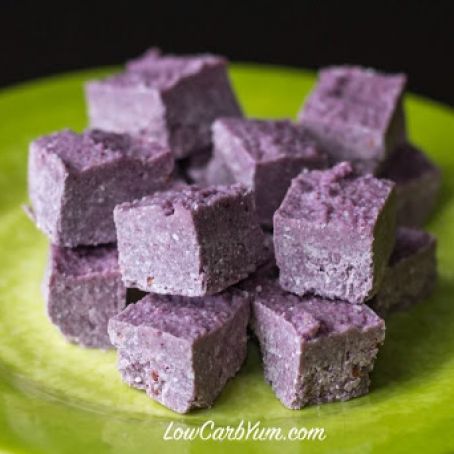 Blackberry Coconut Fat Bombs - Paleo