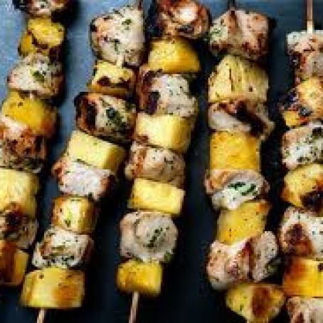 Chicken and Pineapple Kebabs