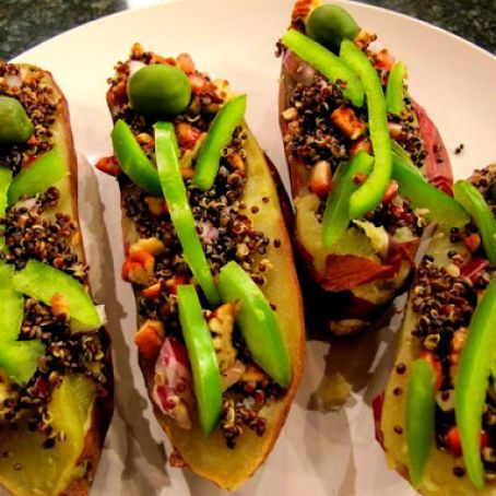 Sweet Potato Black Quinoa Coffins