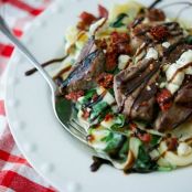 Alfredo Gorgonzola Steak  - Olive Garden