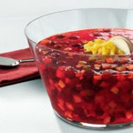 Festive Cranberry-Pineapple Salad