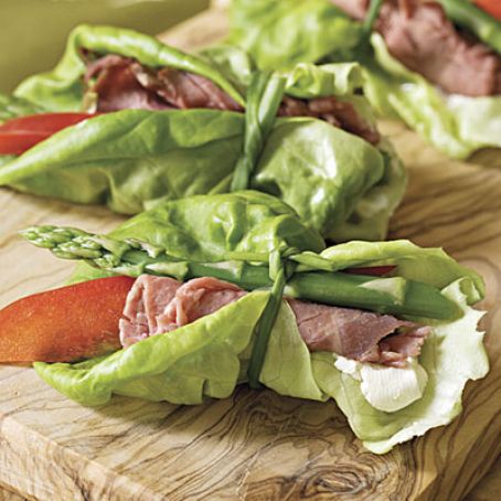 Beef-and-Asparagus Bundles