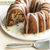 Glazed Pecan-Raisin Cake