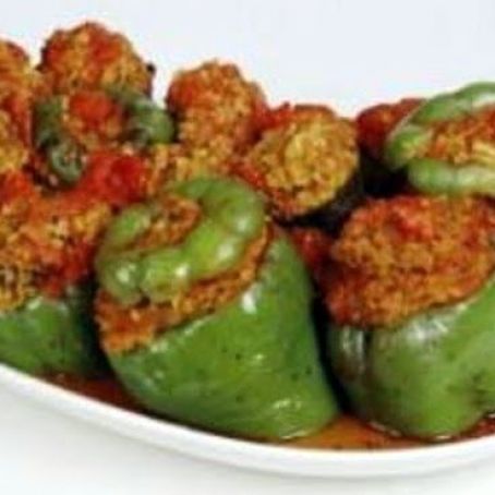 Crockpot Stuffed Bell Peppers