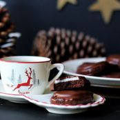 Homemade Mint Slice Cookies