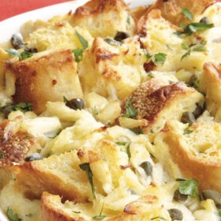 Crab Bread Pudding