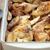Zesty One Pan Chicken and Potatoe Bake