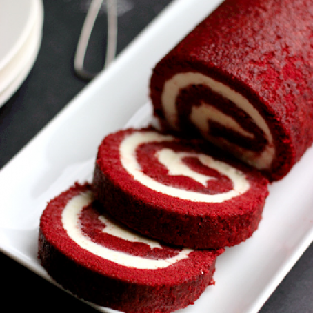 Red Velvet Cake Roll
