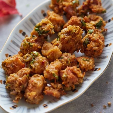 Cauliflower pakoras – Crispy deep fried cauliflower snack