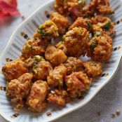 Cauliflower pakoras – Crispy deep fried cauliflower snack