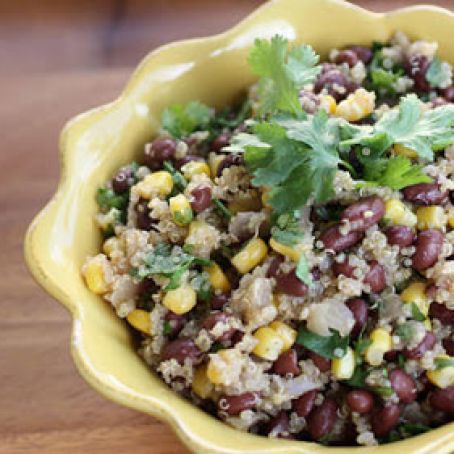 Vegan Quinoa and Black Beans