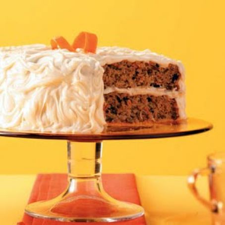Carrot-Spice Cake with Caramel Frosting