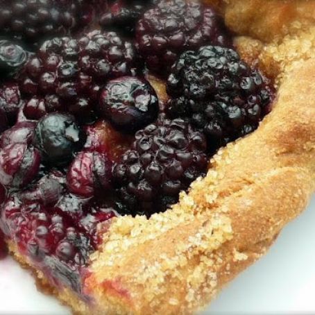 Blackberry and Blueberry Tart
