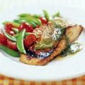 Glazed Salmon with Dilly Mustard Sauce