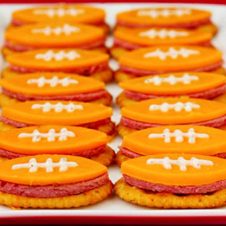 football bites (with summer sausage, cheddar & ranch)