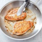 Crispy-Skinned Chicken Breasts with Vinegar-Pepper Pan Sauce - ATK