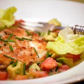 Jacques Pepin's Crab Cakes with Avocado Salsa