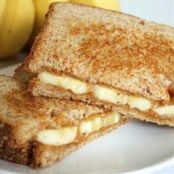 Grilled Peanut Butter and Banana Sandwich