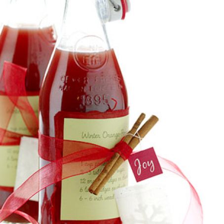 Winter Orange Pomegranate Iced Tea