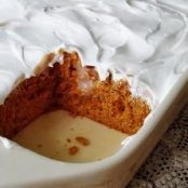 Pumpkin Pudding Poke Cake