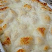 Chicken Alfredo Bubble Up Casserole