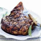 Bourbon Glazed Pork Chops     (Paula Deen)
