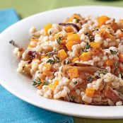Barley, Butternut Squash, and Shiitake Risotto