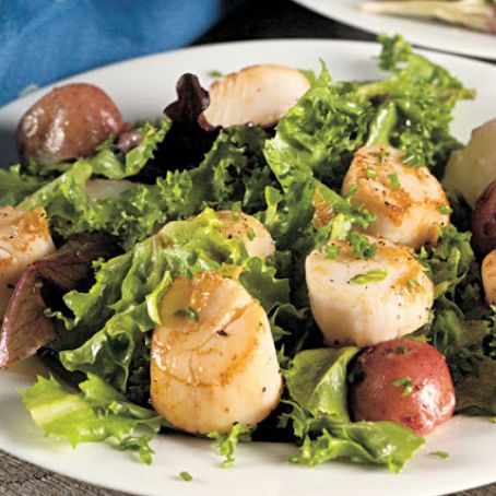 Seared Scallop Salad