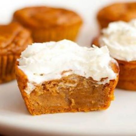 Impossible Pumpkin Pie Cupcakes