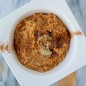 Slow Cooker Pumpkin Pie Steel Cut Oats