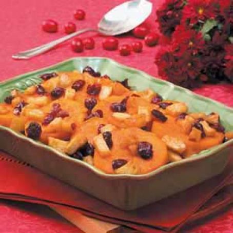 Cranberry Sweet Potatoes Bake