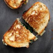 Spinach and Artichoke Grilled Cheese Sandwiches