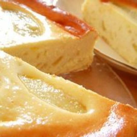 Peaches and Cream Cheesecake