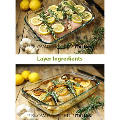 Rosemary Lemon Roasted Chicken Breasts