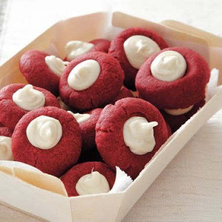 Red Velvet Thumbprints