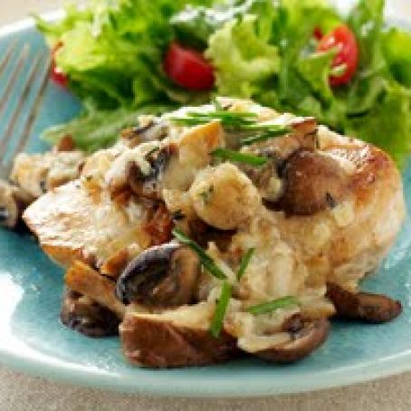 Mushroom Bruschetta Chicken Skillet