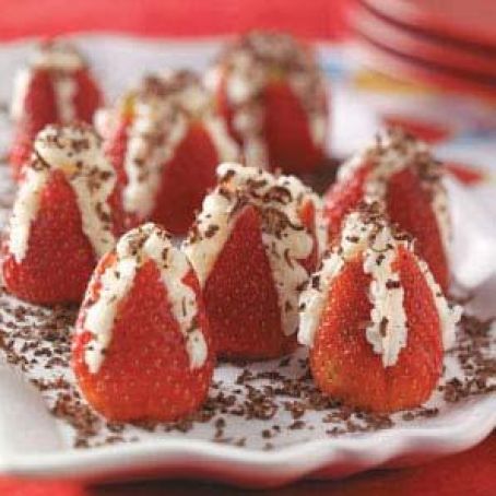 Heavenly Filled Strawberries
