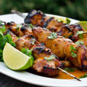 Honey, Lime & Sriracha Chicken Skewers