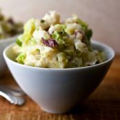 SMASHED POTATOES w/CABBAGE