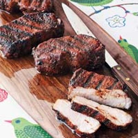 Cocoa-and-Chile-Rubbed Pork Chops