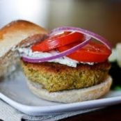 Baked Falafel Burgers