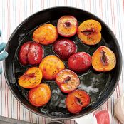 Bourbon-Soaked Plums