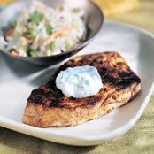 Tuna with Jalapeño Sour Cream