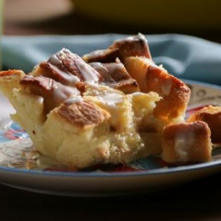 Taleggio Brioche Bread Pudding