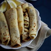 Pancakes (Crepes) with Cinnamon Sugar